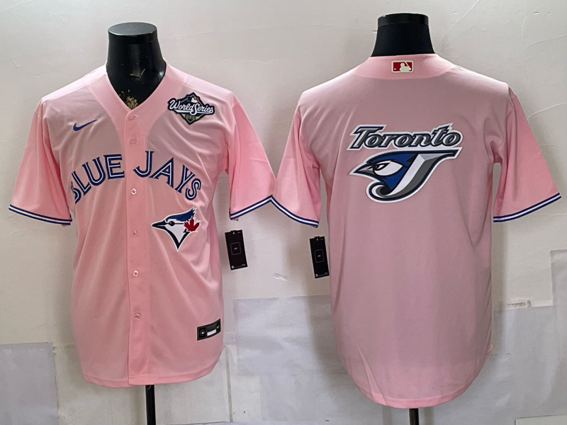 Men 2026 Toronto Blue Jays blank pink Game Nike MLB Jersey 06587014->toronto blue jays->MLB Jersey